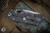 Preowned-Mick Strider Knives SMF XL Titanium Striped 4.5" Digicam  Flats Compound Wharncliffe