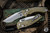 Microtech Amphibian Ram-LOK Folding Knife Fluted OD Green G10 3.9" Stonewash Serrated 137RL-11FLGTOD