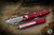 Microtech UTX-85 OTF Automatic Knife Merlot Red 3" Tanto Apocalyptic Stonewash 233-10APMR