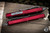 Microtech UTX-85 OTF Automatic Knife Merlot Red 3" Dagger Apocalyptic Stonewash 232-10APMR