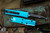  Microtech UTX-85 OTF Automatic Knife Turquoise 3.1" Dagger Serrated Black 232-2TQ