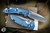 Rick Hinderer Knives XM-18 3.5" Spear Point, Automatic Knife Blue Stonewash