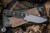 McNees Knives Ridge Runner Fixed Blade Knife Green/Black G10 3.75" 3V Atomic Stonewash