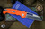 (Preowned) Demko Knives AD20 Orange G10 3.6" M4 Sharkfoot Stonewash