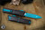 Microtech Combat Troodon Gen III OTF Automatic Knife 3.8" Dagger Turquoise Serrated 1142-3TQSK