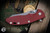 Rick Hinderer Knives XM-18 3.5" Skinner Folding Knife Red G10, Battle Blue Titanium
