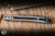 Spartan Blades SHF Harsey Folder Knife Satin Titanium, Blue Accents 3.25" MagnaCut Drop Point Stonewash SF10SWBL