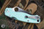 (Preowned) Spyderco Paramilitary 2 Knife Teal G10 3.4" S90V Satin C81GPTL2