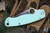 (Preowned) Spyderco Paramilitary 2 Knife Teal G10 3.4" S90V Satin C81GPTL2