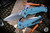 Benchmade Water Adira Folding Knife Depth Blue Grivory 3.9" MagnaCut Drop Point 18060