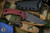 Preowned-Toor Knives Mullet Fixed Blade Knife Tracer Red G10 4.0" Drop Point Carbon Black