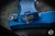 Microtech Hera Mini OTF Automatic Knife Blue 3" Bayonet Stonewash Serrated 1701M-12BL