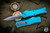 Microtech Hera Mini OTF Automatic Knife Turquoise 3" Bayonet Satin 1701M-4TQ
