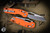 Microtech Standard Issue "MSI" Ram-LOK Manual Folding Knife Orange 3.85" Stonewash 210T-10PMOR