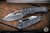Heretic Knives Pariah Manual Button Lock Folding Knife White Camo Carbon 4" MagnaCut Stonewash  H046-2A-WT/CC