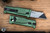 Reate EXO-U Gravity Utility Knife Green Diamond Frag Aluminum 2.3" Utility Blade