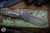 Preowned-KC Gray "Mod-0" Camo Carbon 3" Snake Skin San Mai