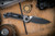 Microtech LUDT Gen III Automatic Folding Knife Gray Natural Clear Aluminum, Traction Tape Inlay 3.4" M390 Drop Point Black 1135-1NC