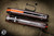 Benchmade Hunt North Fork AXIS Lock Folding Knife Stabilized Dark Wood, Orange Accents 2.97" S30V Drop Point Stonewash 15032