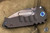 Medford Praetorian Genesis T Folding Knife Blasted Bronze Titanium 3.3" Vulcan Tanto 