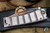 Medford Marauder-H Folding Knife Silver Armadillo Sculpted Titanium 3.75" Vulcan Tanto