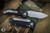 Microtech LUDT Automatic Folding Knife Black Aluminum/Grip Inlay 3.4" M390 Tanto Stonewash Serrated 1136-11