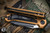 Microtech LUDT Gen III Automatic Folding Knife Tan Aluminum/Grip Inlay 3.4" M390 Tanto Black 1136-1TA