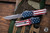 Microtech Hera Mini OTF Knife American Flag 3" Dagger Apocalyptic Stonewash 1702M-10FLAGS