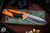 Buck Large Pursuit Fixed Blade Knife Nylon Orange/Black 3.6" S45VN Satin