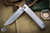 Medford Gentleman Jack (GJ-2) Slip Joint Knife Tumbled Titanium, Brushed Satin Bolsters 3.1" Drop Point