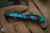 #2 Microtech UTX-85 Turquoise Camo OTF Automatic Knife 3" Black Drop Point 231-1TQCS