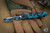 #2 Microtech UTX-85 Turquoise Camo OTF Automatic Knife 3" Black Drop Point 231-1TQCS