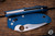Spyderco Manix 2 Folding Knife Cobalt Blue G10 3.3" SPY27 Leaf Satin C101GPCBL2