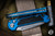 Microtech LUDT Automatic Folding Knife Blue 3.4" Tanto Stonewash Serrated 1136-11BL