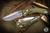 Microtech Amphibian Ram-LOK Folding Knife Fluted OD Green Aluminum 3.9" Stonewash 137RL-10FLOD