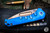 Medford Praetorian Slim Flipper Folding Knife Dark Blue Titanium 3.3" Vulcan Tanto