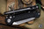 Microtech LUDT Automatic Folding Knife Black/Grip Inlay 3.4" Tanto Apocalyptic Stonewash Serrated 1136-12AP