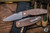 Three Rivers Manufacturing ATOM Folding Knife Flat Burlap Micarta 3.5" MagnaCut Drop Point Stonewash