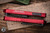 Heretic Knives Manticore S OTF Automatic Knife Red Frag 2.6" Bowie DLC Black  H022BF-6A-RED