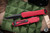 Heretic Knives Manticore S OTF Automatic Knife Red Frag 2.6" Bowie DLC Black  H022BF-6A-RED