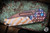 Medford Praetorian Slim Flipper Folding Knife Billowing Flag Titanium 3.3" Vulcan Tanto