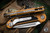 Microtech LUDT Gen III Automatic Folding Knife Tan Aluminum/Grip Inlay 3.4" M390 Apocalyptic Stonewash Serrated 1135-11APTA