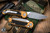 Microtech LUDT Gen III Automatic Folding Knife Tan Aluminum/Grip Inlay 3.4" M390 Apocalyptic Stonewash Serrated 1135-11APTA