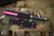 Preowned-Microtech Pink Tri-Grip Ultratech OTF Knife 3.4" Black Tanto 123T-1PKEKS