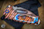 Medford Praetorian Ti Folding Knife CuRose Lightning Sculpted Titanium 3.75" Vulcan Drop Point