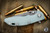 Rick Hinderer Knives XM-18 3.0" Harpoon Tanto Knife Translucent G10/Battle Blue