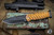 Medford USMC FF Fighter Flipper Folding Knife Bronze Predator Sculpted Titanium 4.25" DLC