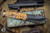 Medford USMC FF Fighter Flipper Folding Knife Bronze Predator Sculpted Titanium 4.25" DLC