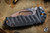 Medford Praetorian Genesis T Folding Knife DLC Black Predator Sculpted Titanium 3.3" Vulcan Tanto
