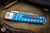 Medford Gentleman Jack (GJ-2) Slip Joint Knife Blue Gator Belly Sculpted Titanium 3.1" Tanto